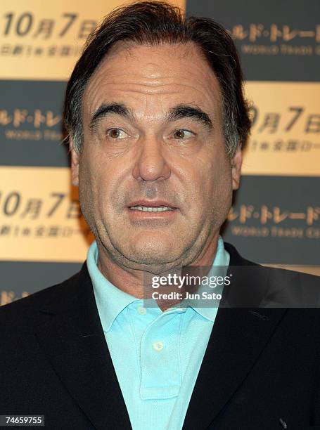 Oliver Stone at the Park Hyatt Tokyo in Tokyo, Japan.