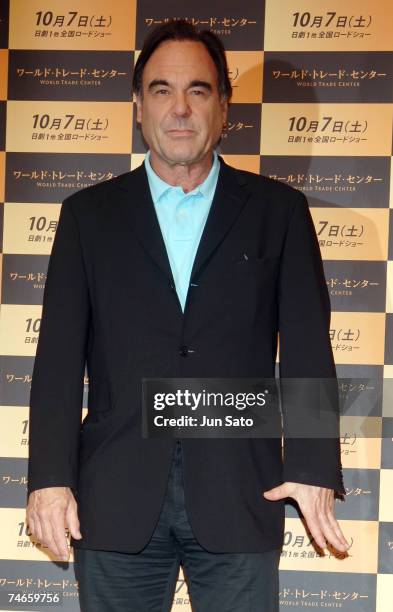 Oliver Stone at the Park Hyatt Tokyo in Tokyo, Japan.