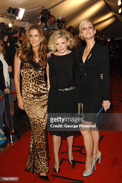 Emily Robison, Natalie Maines and Martie Maguire of The Dixie Chicks at the Roy Thompson Hall in Toronto, Canada.