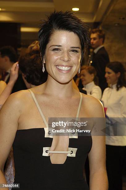 Neve Campbell at the Tiffany & Co, Old Bond Street in London, United Kingdom.