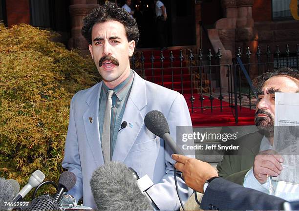 Borat Borat Sagdiyev Press Photos and Premium High Res Pictures - Getty Images
