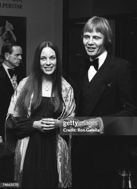 Marcheline Bertrand and Jon Voight at the Beverly Wilshire Hotel in Los Angeles, California