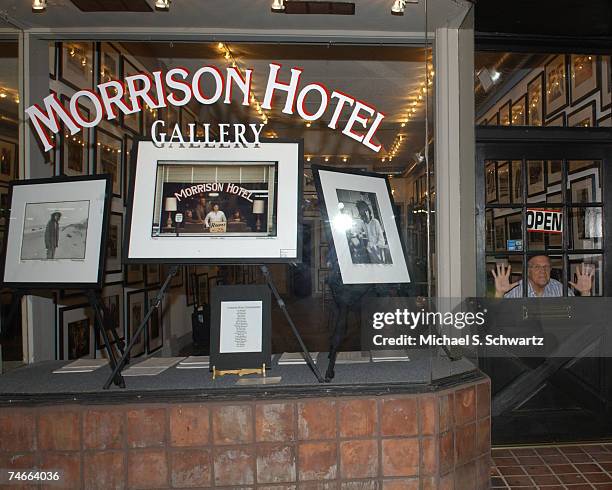 Henry Diltz at the Morrison Hotel Gallery in Hollywood, California