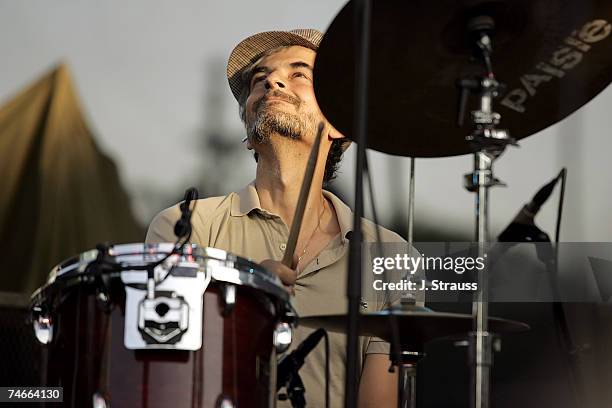 Simone Pace of Blonde Redhead at the Downtown Los Angeles in Los Angeles, California