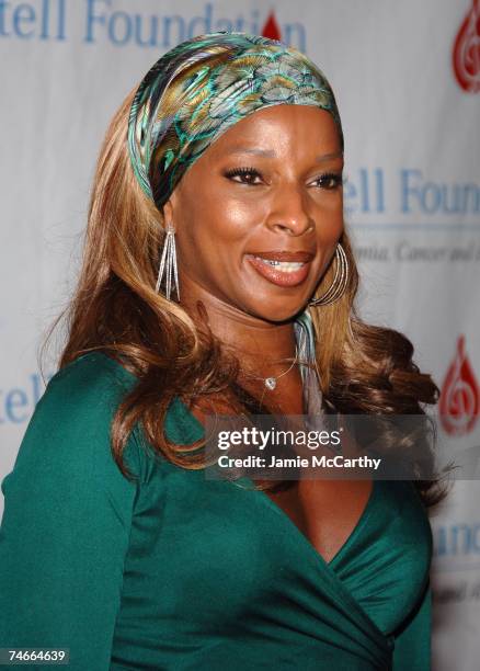 Mary J. Blige at the The New York Marriott Marquis in New York City, New York