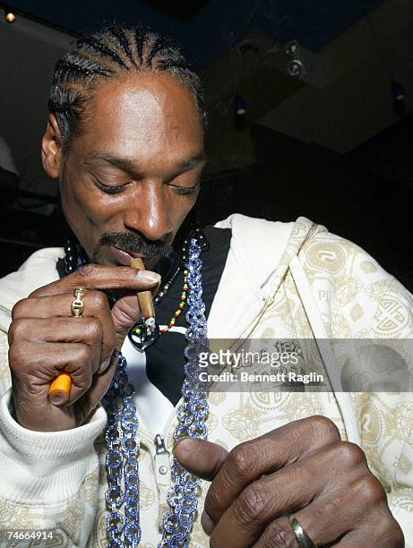 Snoop Dogg at the Strata Night Club in New York, New York
