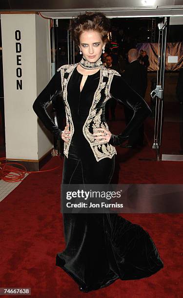 Eva Green at the Odeon Leicester Square in London, United Kingdom.