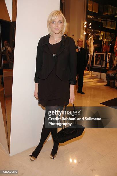 Sophie Dahl at the Valentino Boutique in New York City, New York