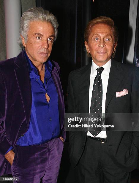 Giancarlo Giammetti and Valentino at the 7 WTC in New York, NY