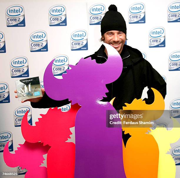 Jay Kay at the PC World Tottenham Court Road in London, United Kingdom.