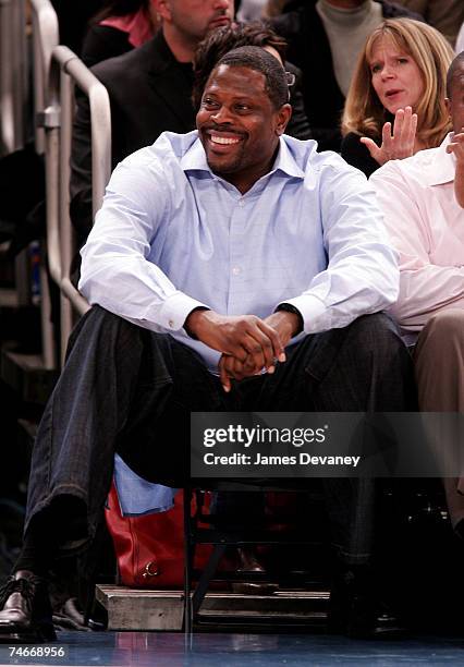 Patrick Ewing at the Madison Square Garden in New York City, New York