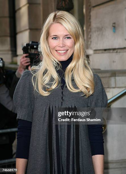 Claudia Schiffer at the Fifty in London, United Kingdom.