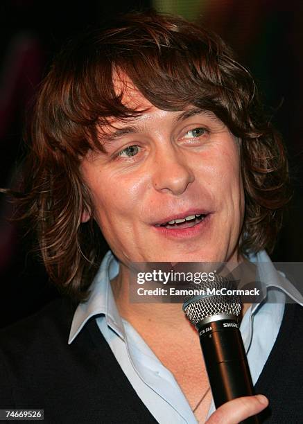 Mark Owen of Take That at the HMV in London, United Kingdom.