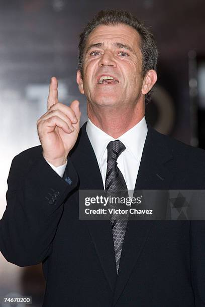 Mel Gibson, director at the Cinemex Plaza Antara in Mexico, Mexico.