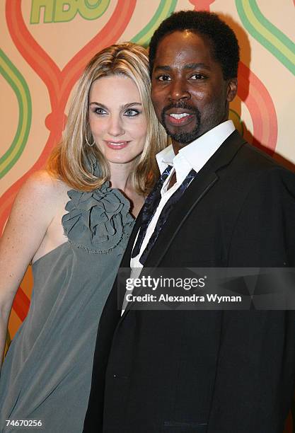 Brittany Perrineau and Harold Perrineau at the Beverly Hilton in Beverly Hills, California