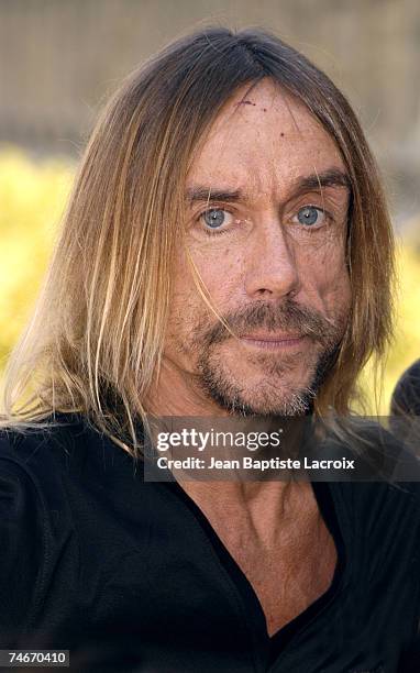 Iggy Pop at the Ministry of Culture in Paris, France.