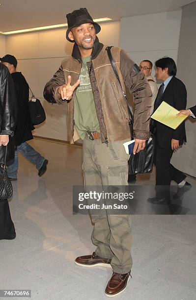 Will Smith at the Narita International Airport in Narita, Japan.