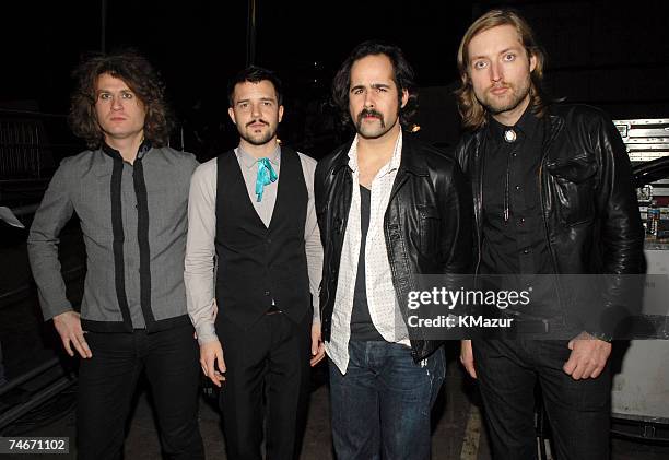 The Killers at the Sony Studios in Culver City, California