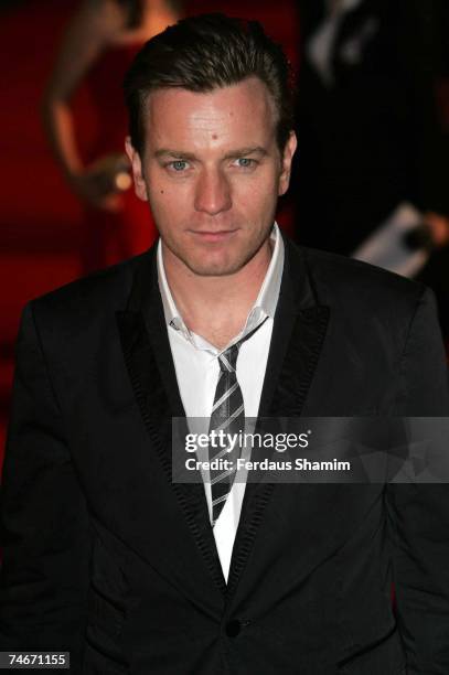 Ewan McGregor at the Odeon Leicester Square in London, United Kingdom.