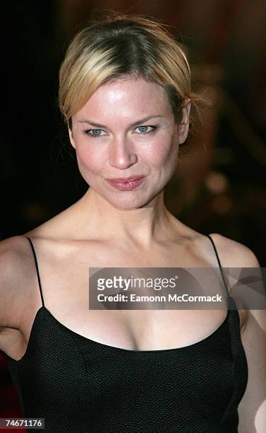 Renee Zellweger at the Odeon Leicester Square in London, United Kingdom.