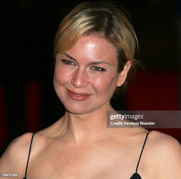 Renee Zellweger at the Odeon Leicester Square in London, United Kingdom.