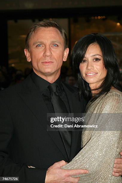 Daniel Craig and Satsuki Mitchell at the Casino Royale Australian Premiere - Red Carpet at State Theatre in Sydney, NSW.
