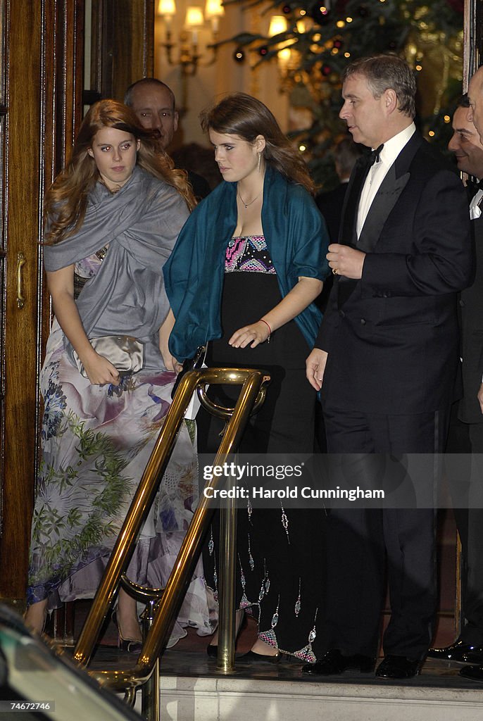 HRH The Queen's 80th Birthday Party - Departures - December 5, 2006