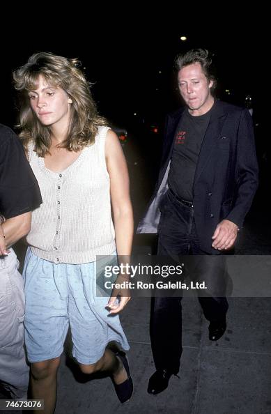 Julia Roberts and Christopher Walken at the Stringfellow's in New ...