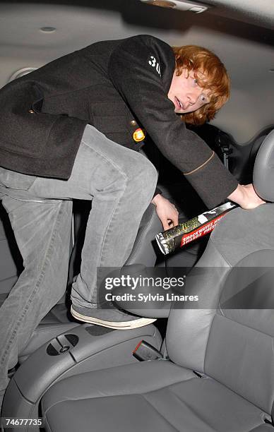 Rupert Grint at the Shockwaves NME Awards 2007 - Departures at Hammersmith Palais in London.