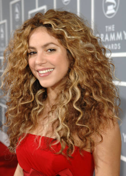 Shakira, nominee Best Pop Collaboration With Vocals for "Hips Don't Lie" at the Staples Center in Los Angeles, California