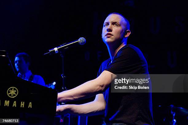 Isaac Slade of The Fray at the House of Blues Sunset Strip in Los Angeles, California