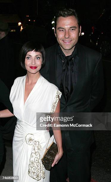 Natalie Imbruglia and David Walliams at the Shoreditch Town Hall in London, United Kingdom.