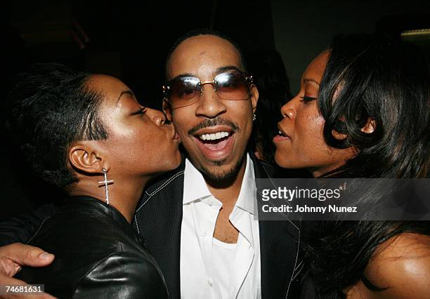 Tichina Arnold, Ludacris and Regina King at the Social in Beverly Hills, California