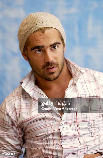 Colin Farrell during "S.W.A.T." Press Conference with Colin Farrell, Samuel L. Jackson and Michelle Rodriguez at the The Four Seasons Hotel in...