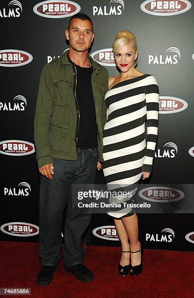 Gavin Rossdale and Gwen Stefani during Grand Opening of The Pearl at The Palms with Gwen Stefani in Concert - Red Carpet Arrivals at the The Pearl at...