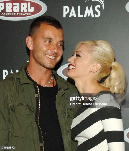 Gavin Rossdale and Gwen Stefani during Grand Opening of The Pearl at The Palms with Gwen Stefani in Concert - Red Carpet Arrivals at the The Pearl at...