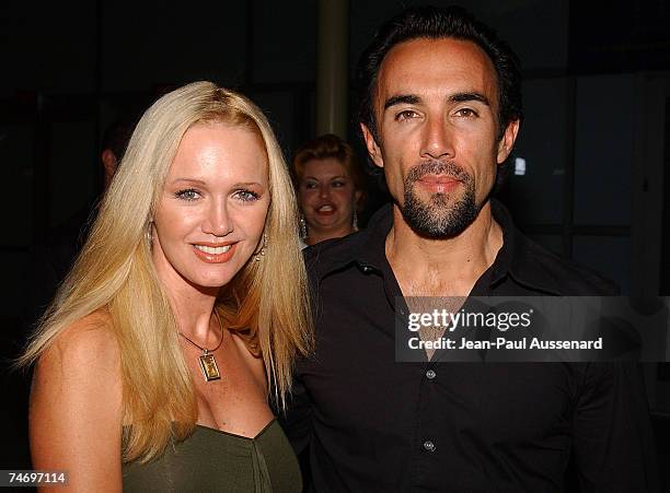 Francesco Quinn and wife Julie at the The ArcLight in Hollywood, California