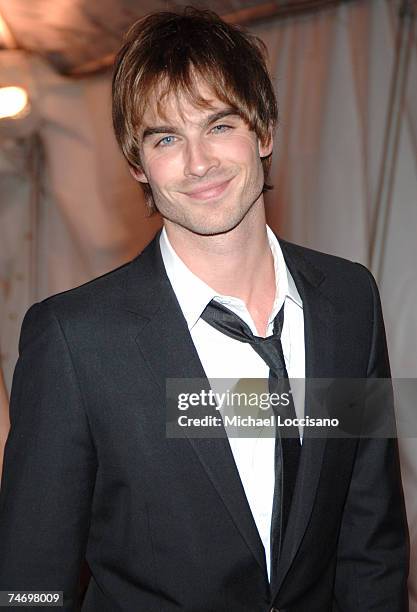 Ian Somerhalder at the "Chanel" Costume Institute Gala Opening at the Metropolitan Museum of Art - Departures at The Metropolitan Museum of Art in...