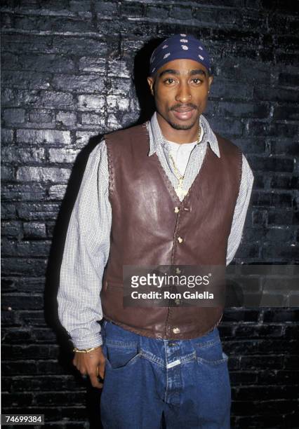 Tupac Shakur at the Club USA in New York City, New York