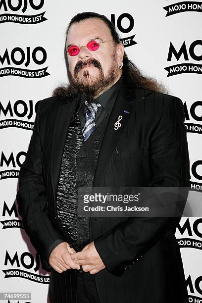 Roy Wood arrives at The MOJO Honours List Awards at The Brewery on June 18, 2007 in London, England.