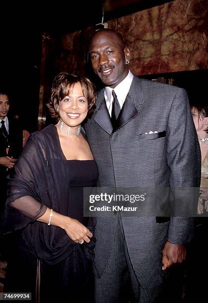 Michael Jordan and Juanita Jordan at the Radio City Music Hall in New York City, New York