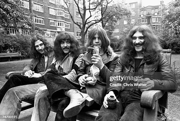 Bill Ward, Tony Iommi, Ozzy Osbourne, Geezer Butler in ,