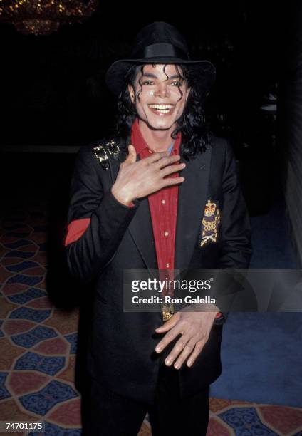 Michael Jackson at the Taj Mahal Hotel and Casino in Atlantic City, New Jersey