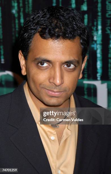 Night Shyamalan at the The Ziegfeld Theater in New York City, New York