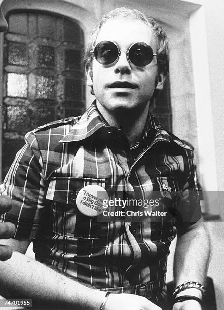 Elton John during Elton John File Photos in London, United Kingdom.