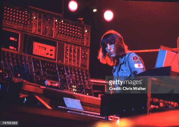 S Keith Emerson Emerson Lake & Palmer at the Music File Photos 1970's in London, United Kingdom.