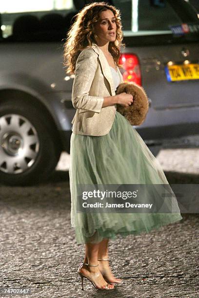 Sarah Jessica Parker at the Streets of Paris in Paris, France.