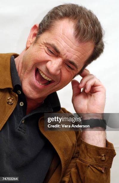 Mel Gibson, Writer/Director during "The Passion of the Christ" Press Conference with Mel Gibson, Jim Caviezel and Maia Morgenstern at the Four...