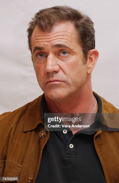 Mel Gibson, Writer/Director during "The Passion of the Christ" Press Conference with Mel Gibson, Jim Caviezel and Maia Morgenstern at the Four...