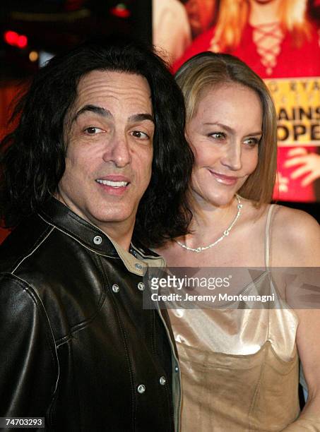 Paul Stanley and guest at the "Against the Ropes" - World Premiere at Graumann's Chinese Theatre in Hollywood, CA.